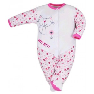 Dojčenský overal Bobas Fashion Baby Beti, ružový